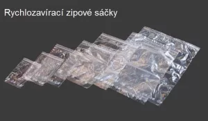 Zipové rychlozavírací sáčky