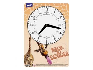 Dětské hodiny s obrázkem žirafy pevné
