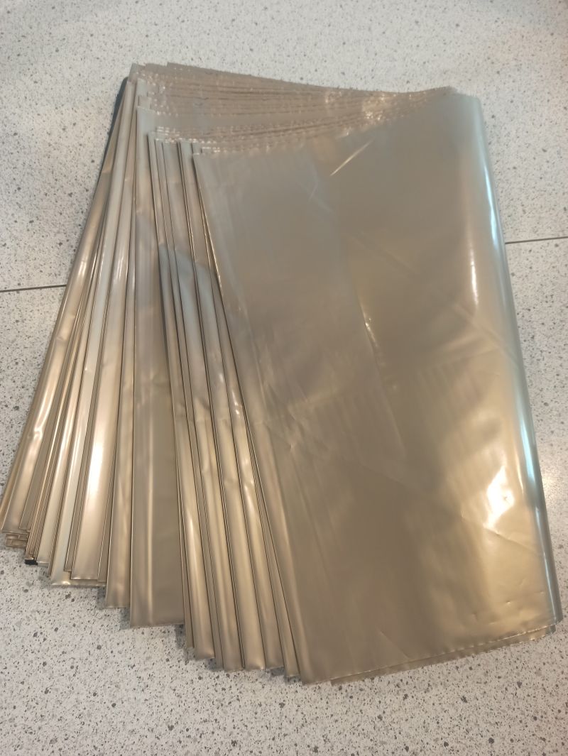 Zlaté plastové obálky 40x50cm LDPE - VADA BO