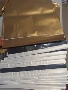 Zlaté plastové obálky 23x30cm LDPE - VADA BO