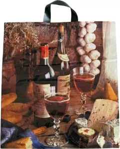 Igelitová taška/igelitka 43x47cm odnosná taška