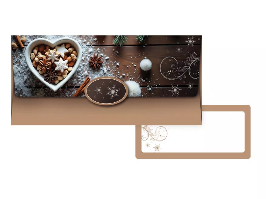 Obálka na peníze Vánoce oříšky 88-064 MFP